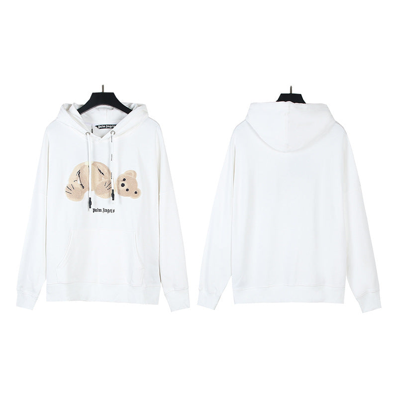 Gmabcd New Spray Paint Graffiti City Letter Logo Printing Terry High Street Couple Hooded Sweater