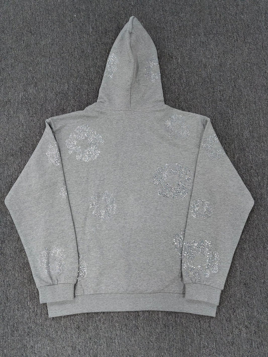 GMabcd Denim Tears Sweatshirt Main Line Kapok Rhinestone Casual Long Pants Hoodie Jacket Men