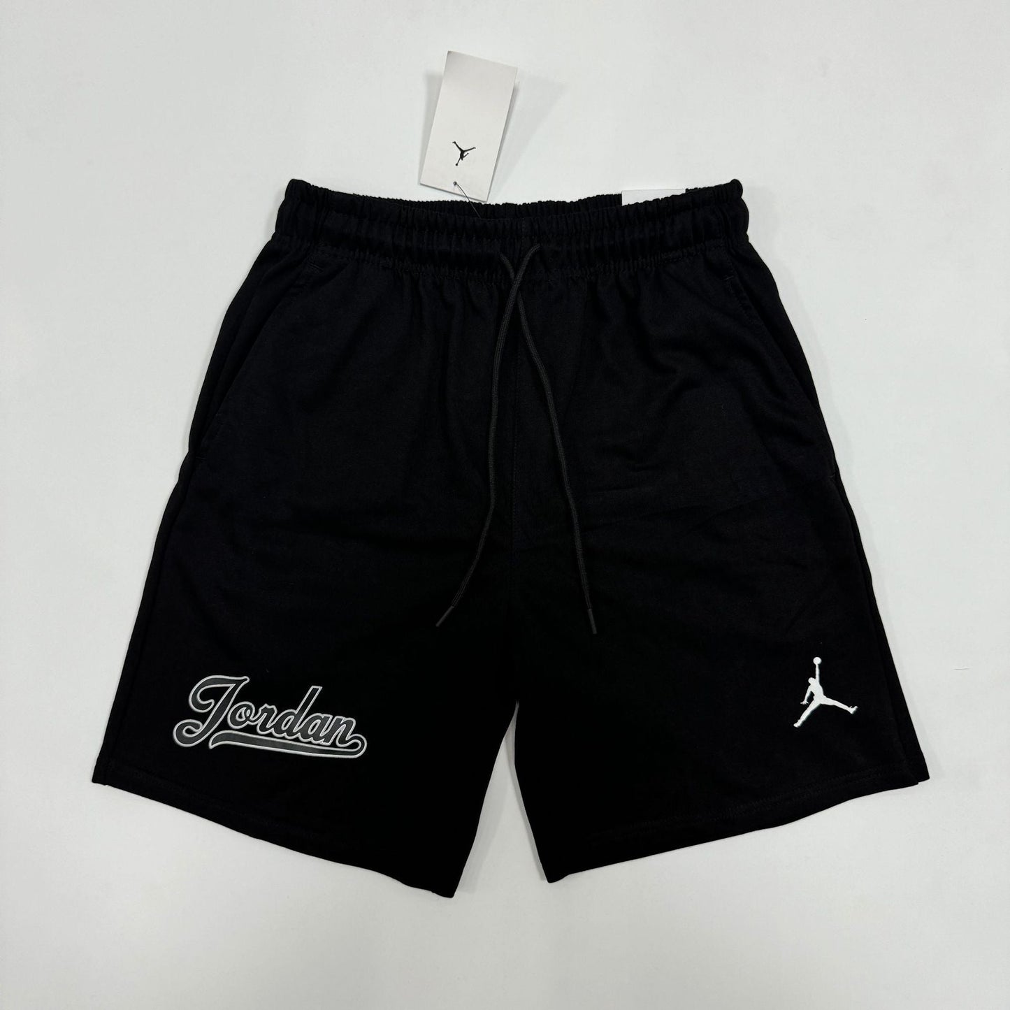 AJ Flying Logo Embroidered Cotton Shorts – Lightweight Summer Casual Pants