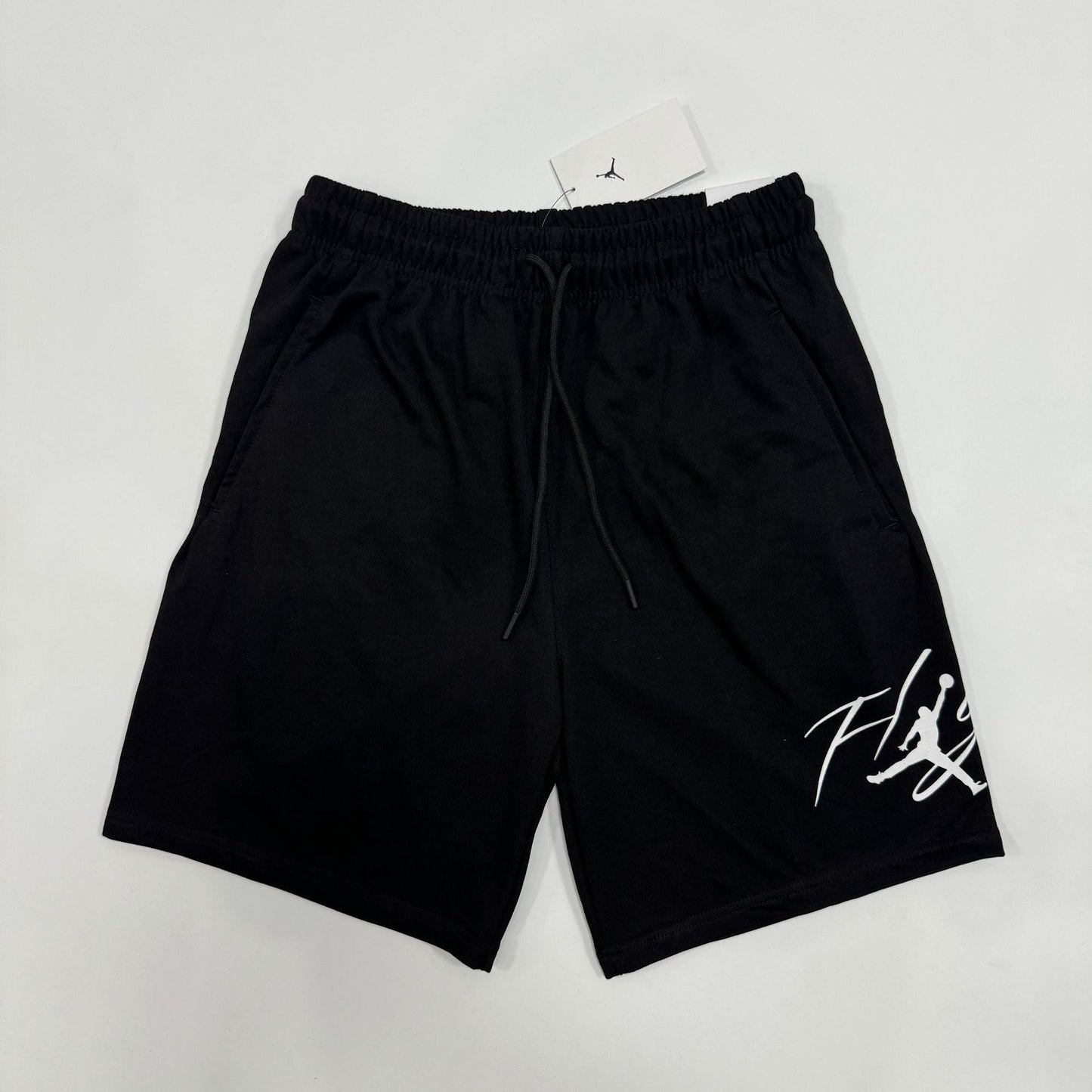 AJ Flying Logo Embroidered Cotton Shorts – Lightweight Summer Casual Pants
