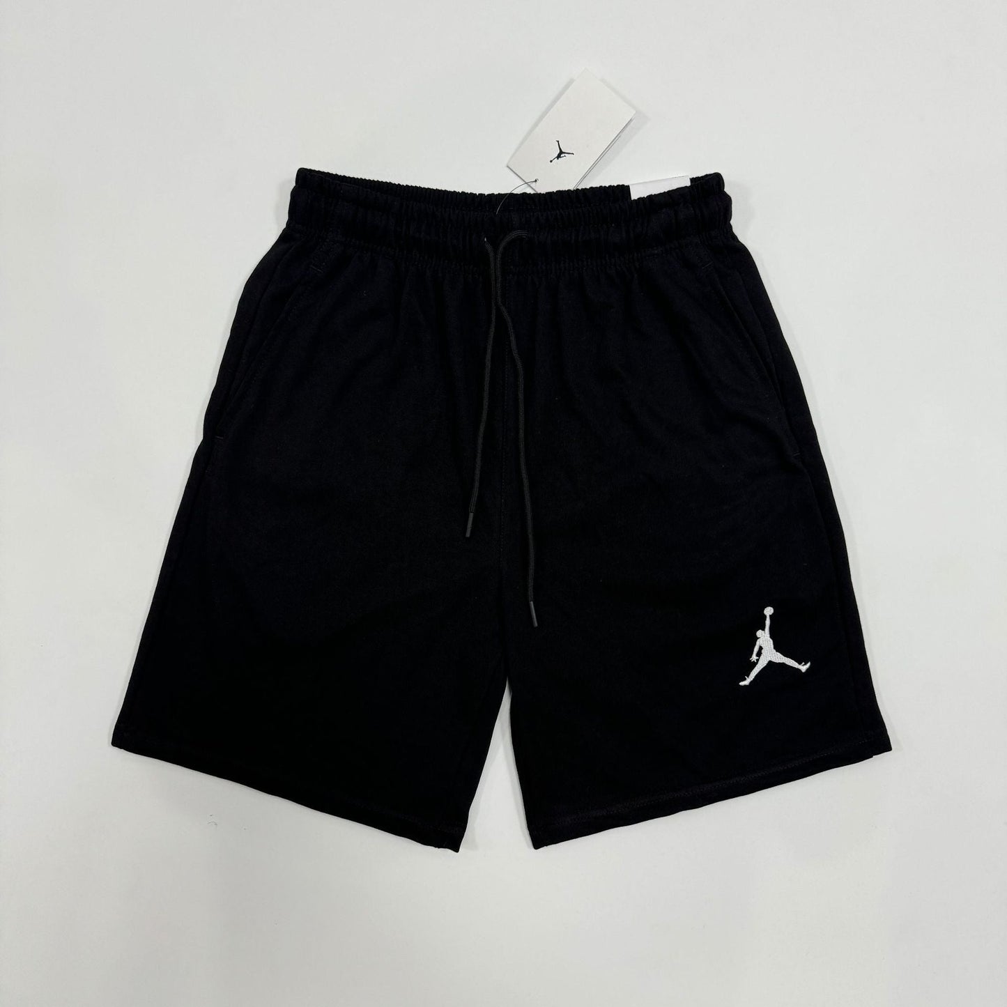 AJ Flying Logo Embroidered Cotton Shorts – Lightweight Summer Casual Pants