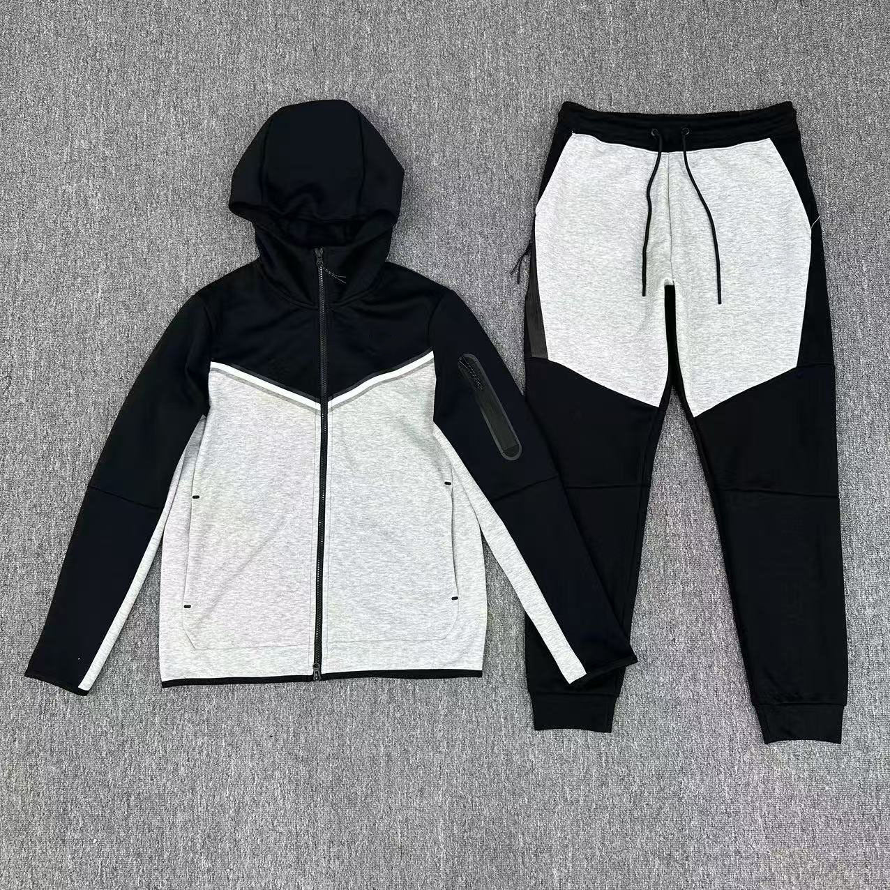 GMabcd 2025 casual sports hooded men's slim fit jacket with side zipper