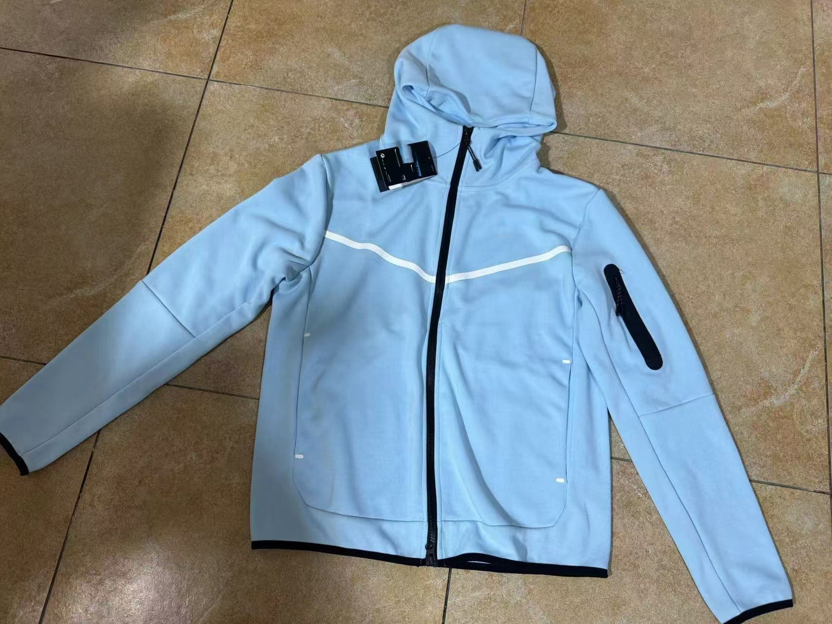 GMabcd 2025 men's casual sports hooded side zipper slim fit jacket