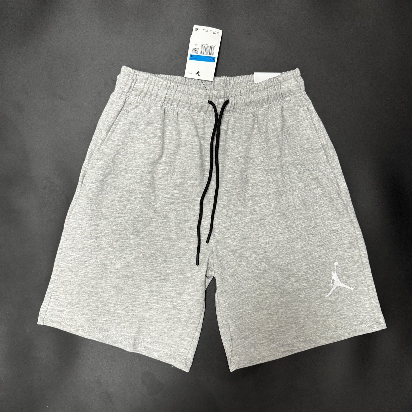 AJ Flying Logo Embroidered Cotton Shorts – Lightweight Summer Casual Pants