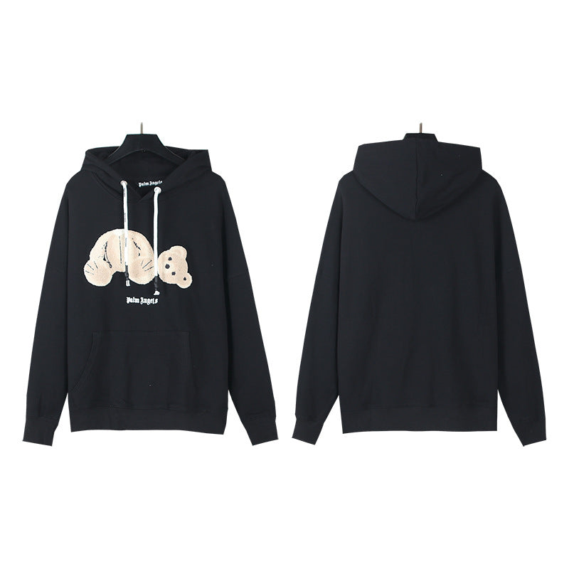 Gmabcd New Spray Paint Graffiti City Letter Logo Printing Terry High Street Couple Hooded Sweater