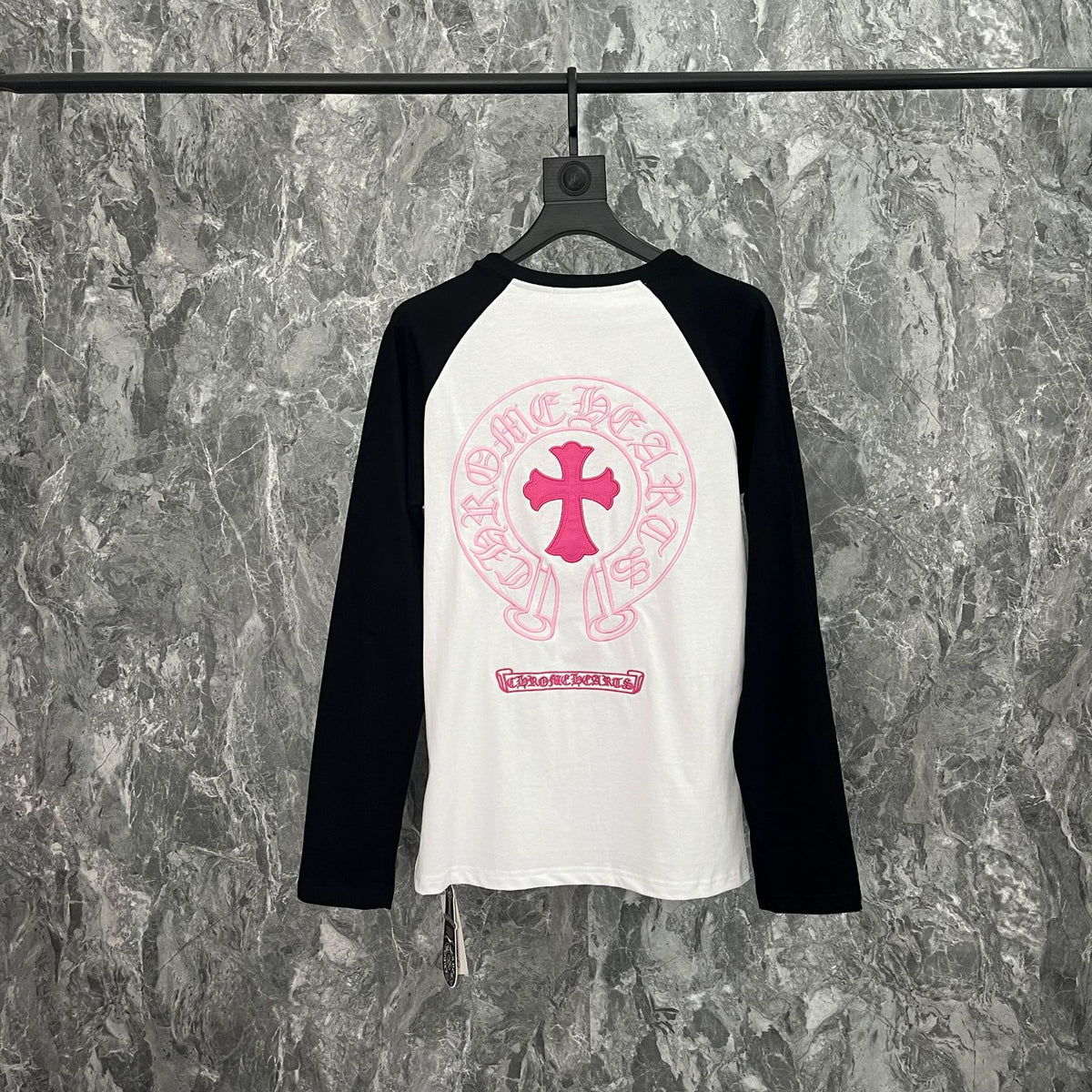 Ch Heart High-Quality Double Yarn Pure Cotton Unisex Printed Long Sleeve T-Shirt