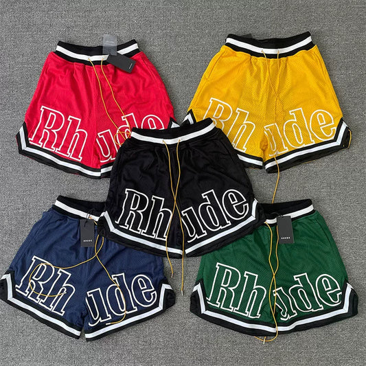 GMABCD oversized letter mesh basketball shorts 2
