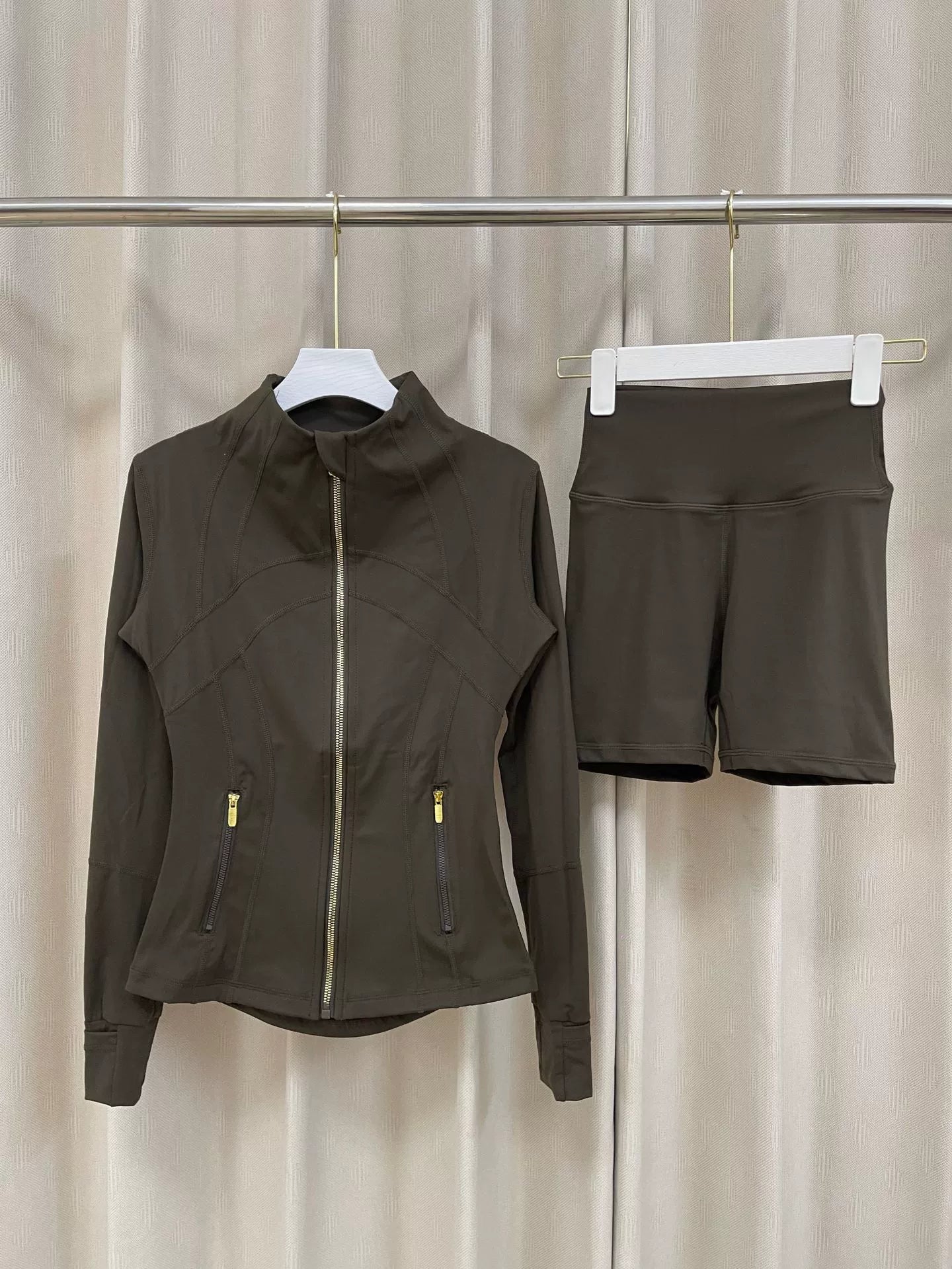 VARIANT_IMAGE::Army Green Gold-Zip Set