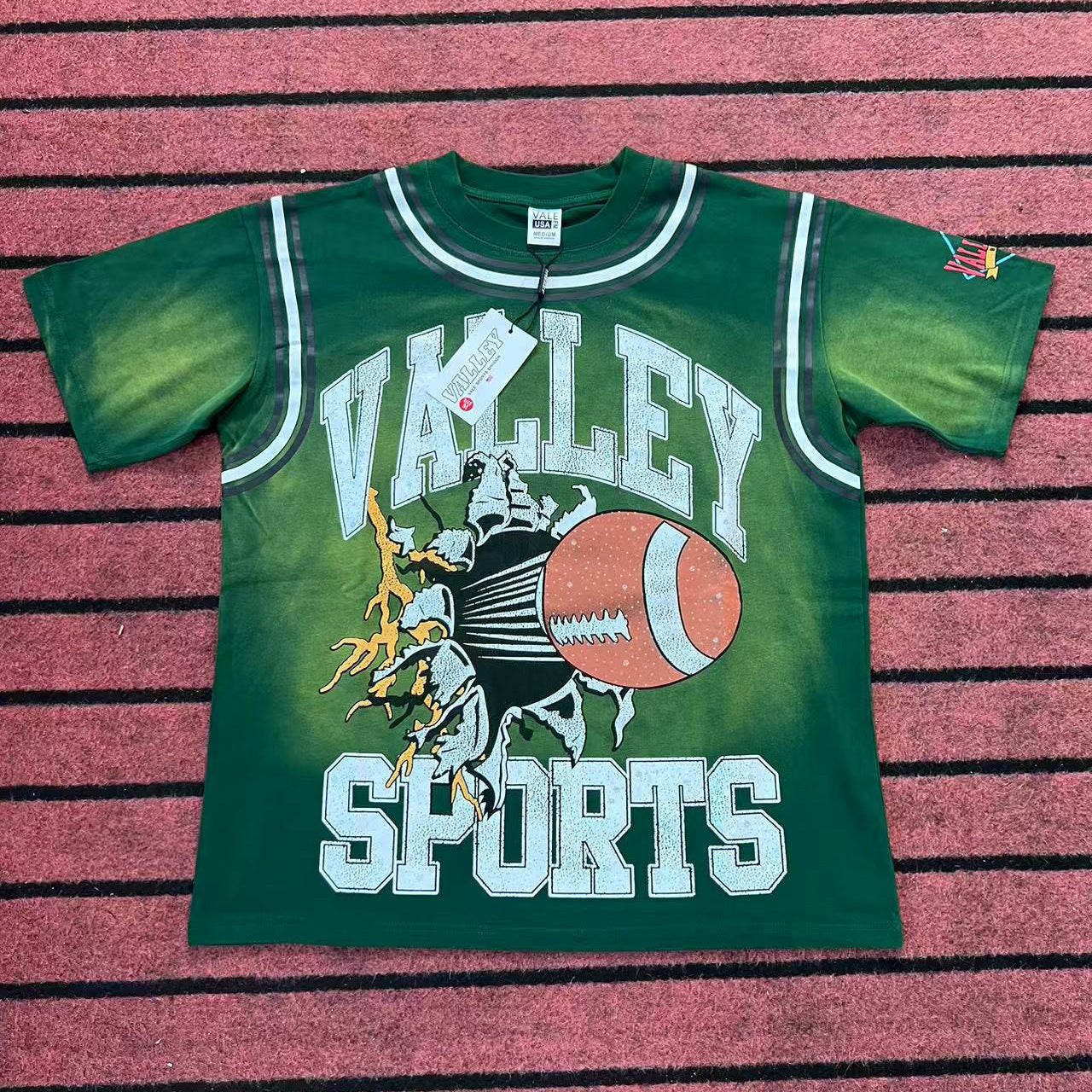 VALLEY Heavyweight Hip Hop T-Shirt - Unisex High Street Summer Top