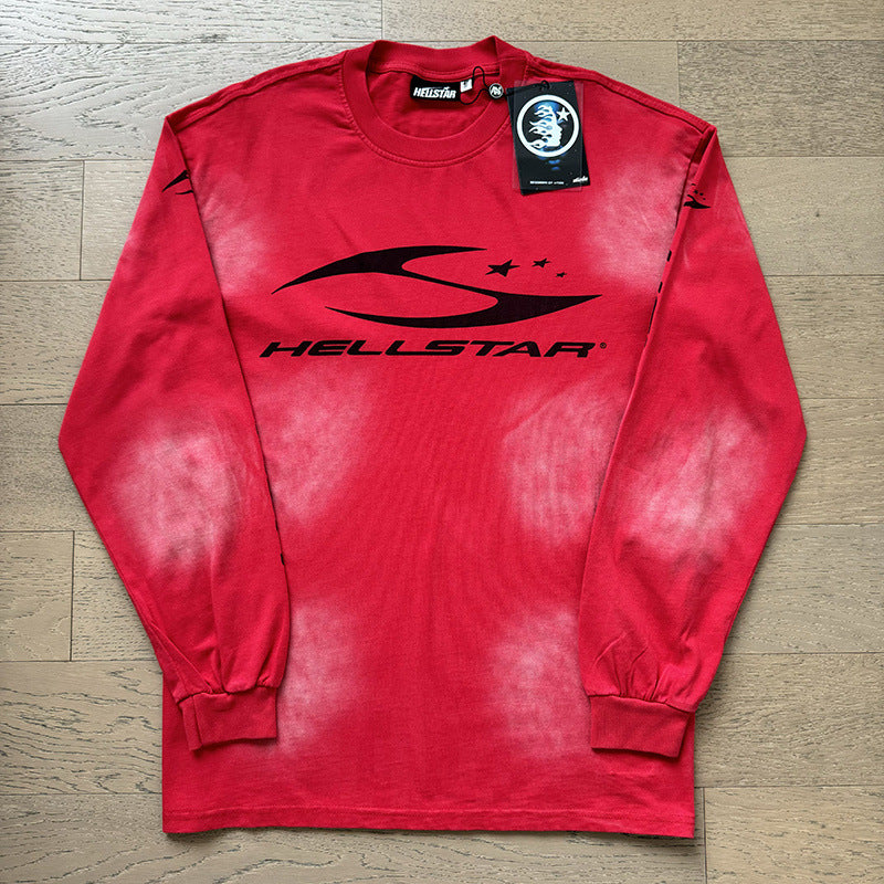 VARIANT_IMAGE::6770 Washed Red | Vintage washed graphic long-sleeve T-shirt