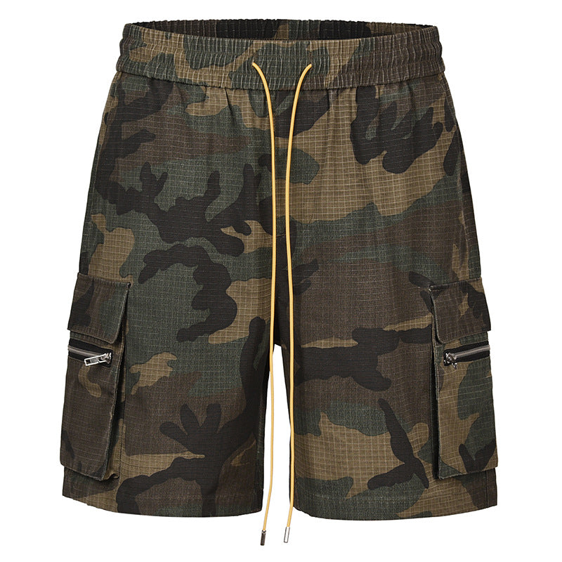 VARIANT_IMAGE::Camo | Men's camo denim cargo shorts