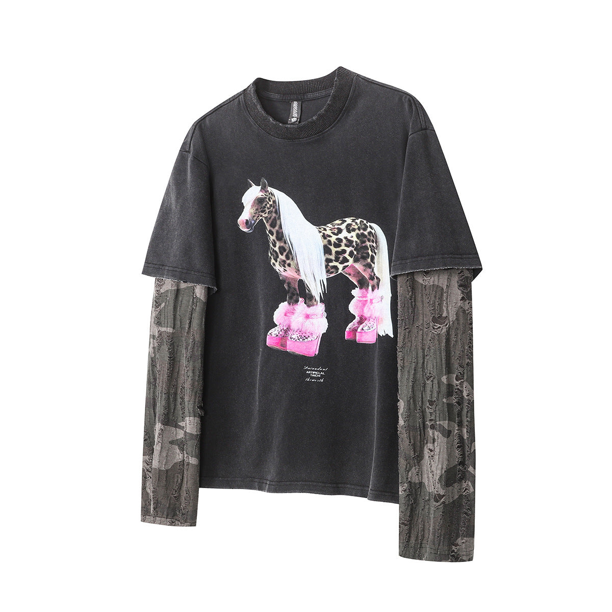 VARIANT_IMAGE::Black W1001-1 | Washed long-sleeve T-shirt