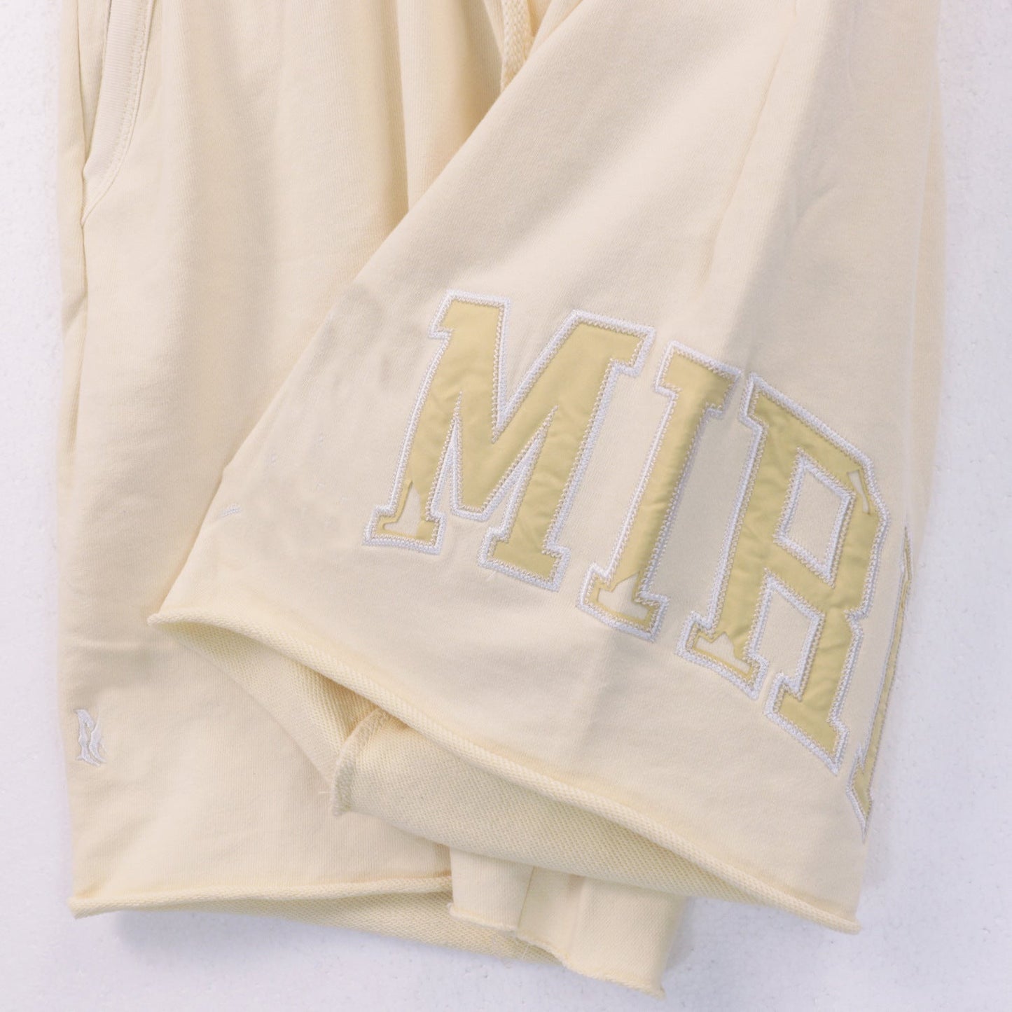 Ami Summer Washed and Worn Casual Letter American T-shirt Loose Men's and Women's Same Shorts Suit