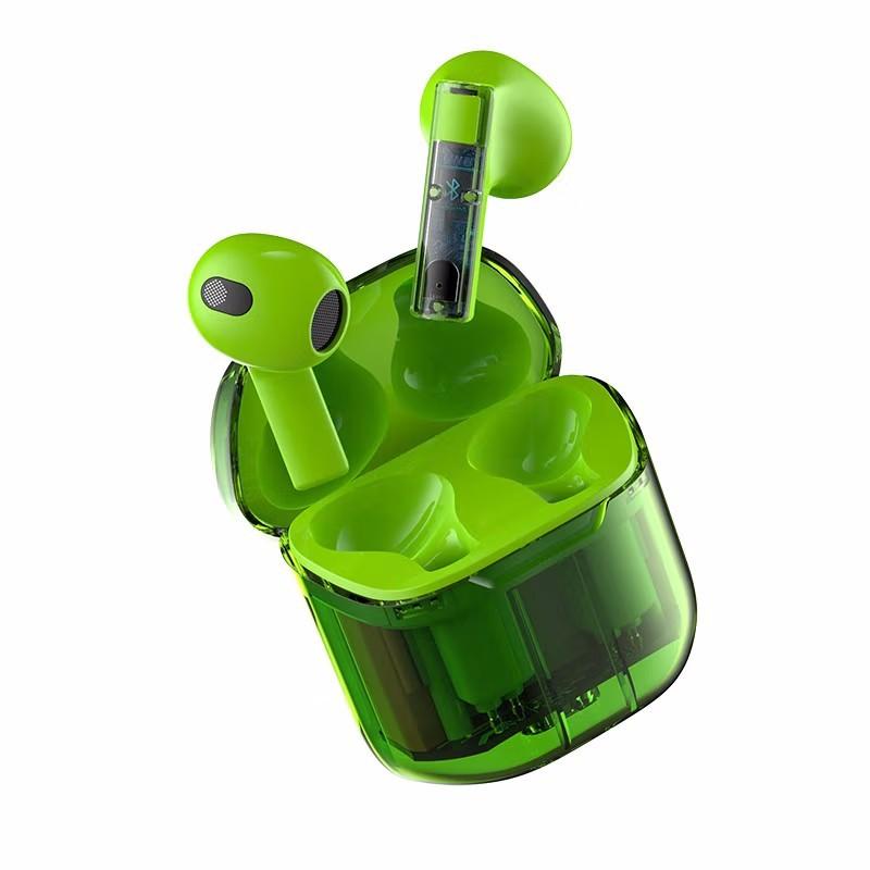 YX06 Transparent Bluetooth earphone Low Delay earbuds Wireless TWS headphones Game Video Games Sports Headset